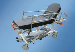 Тележка-каталка, приемное устройство для скорой помощи